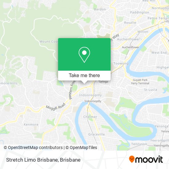 Mapa Stretch Limo Brisbane