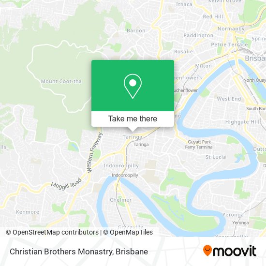 Christian Brothers Monastry map