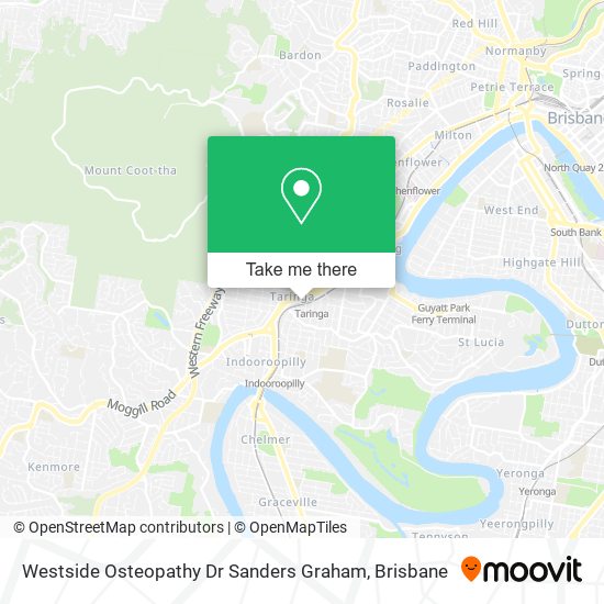 Westside Osteopathy Dr Sanders Graham map