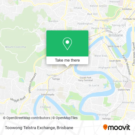 Toowong Telstra Exchange map
