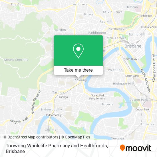 Mapa Toowong Wholelife Pharmacy and Healthfoods