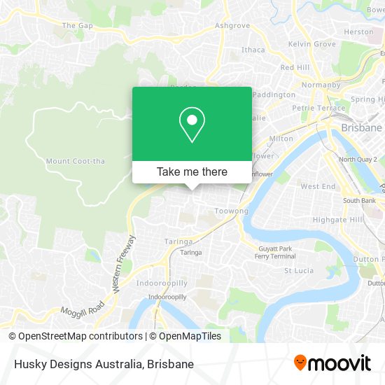 Mapa Husky Designs Australia