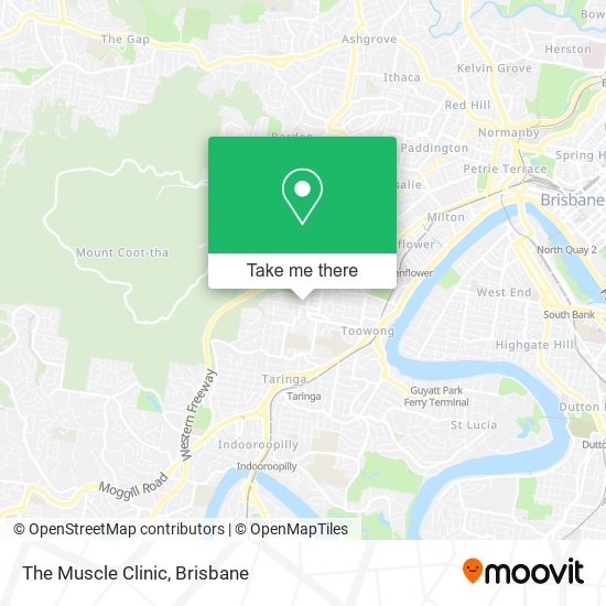 The Muscle Clinic map