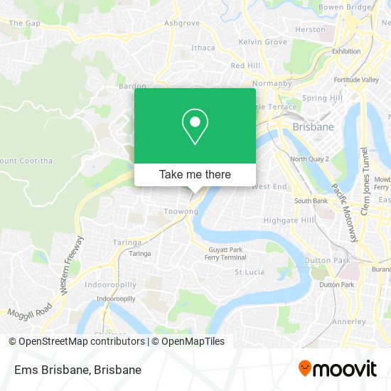 Ems Brisbane map