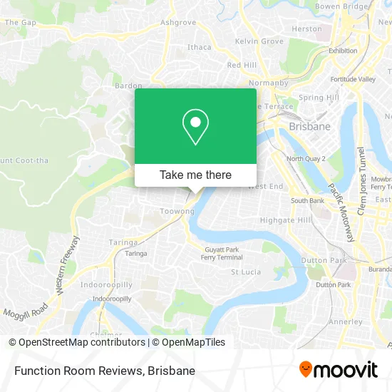 Function Room Reviews map