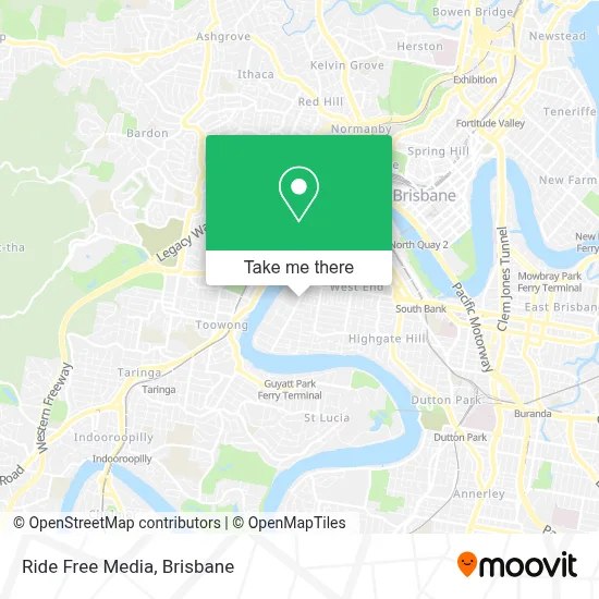 Mapa Ride Free Media