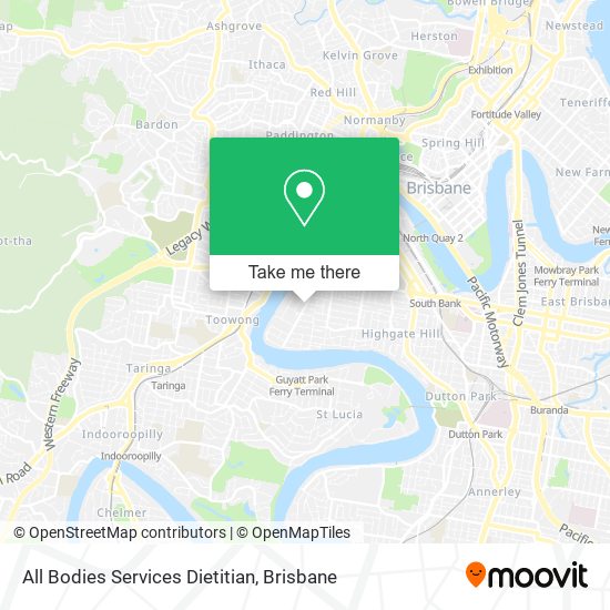 All Bodies Services Dietitian map