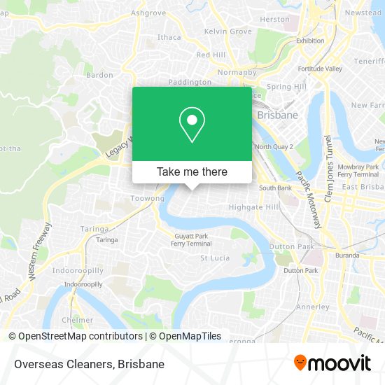 Overseas Cleaners map