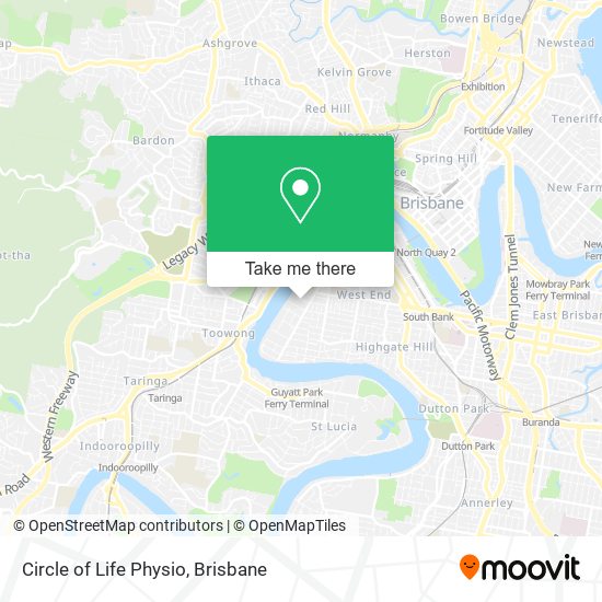 Circle of Life Physio map