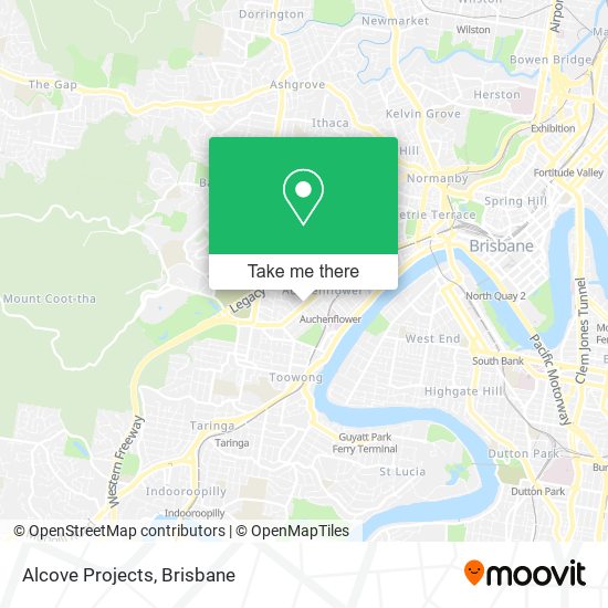 Alcove Projects map
