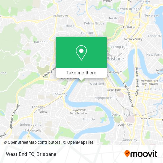 West End FC map