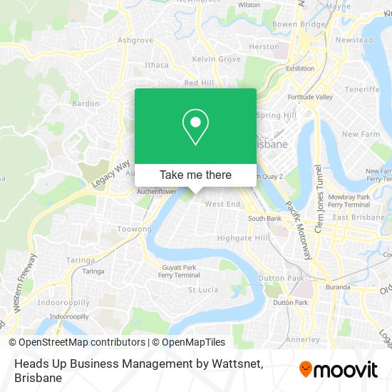 Mapa Heads Up Business Management by Wattsnet