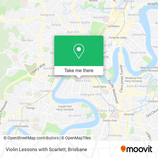 Violin Lessons with Scarlett map