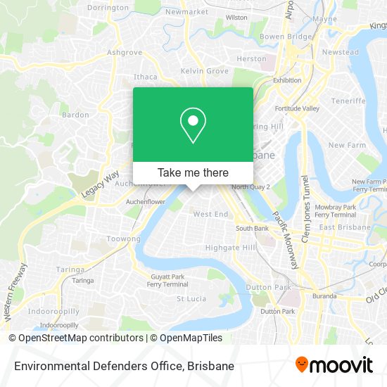 Environmental Defenders Office map