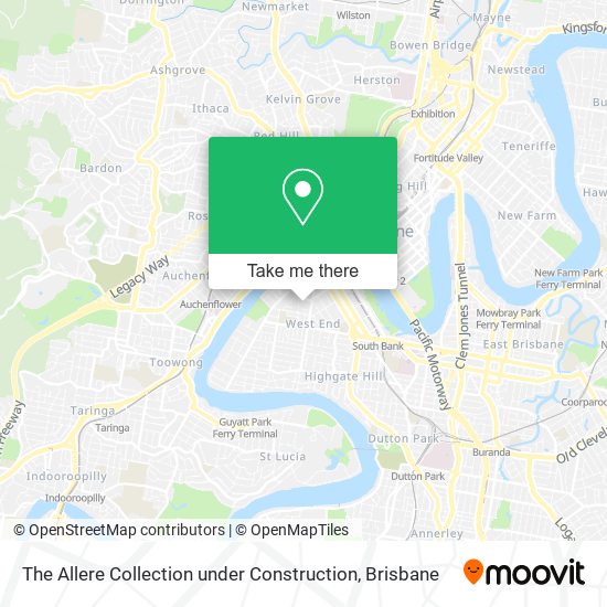 The Allere Collection under Construction map