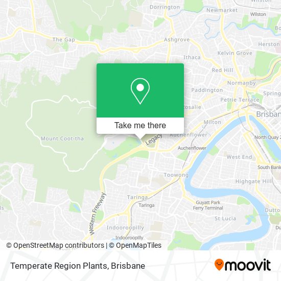 Temperate Region Plants map