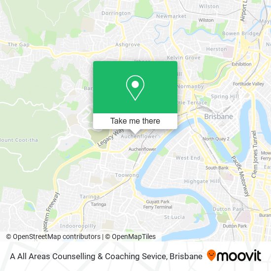 A All Areas Counselling & Coaching Sevice map