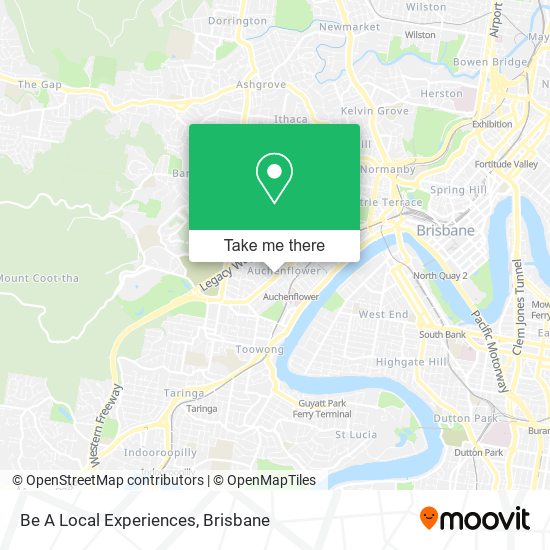 Be A Local Experiences map