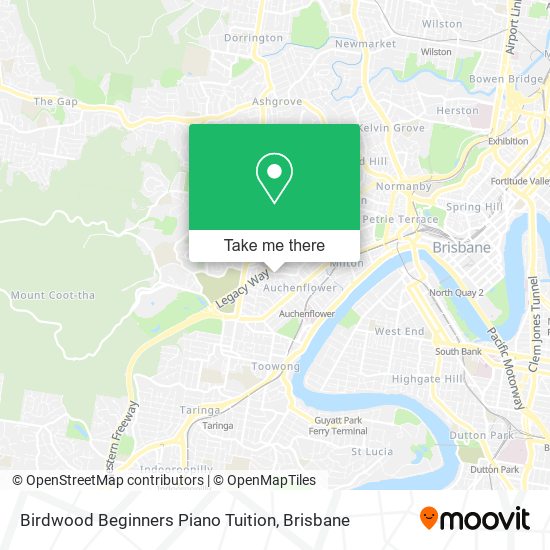 Birdwood Beginners Piano Tuition map