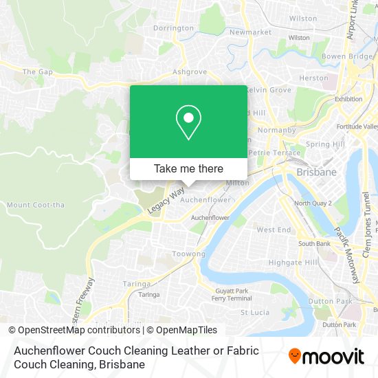 Auchenflower Couch Cleaning Leather or Fabric Couch Cleaning map