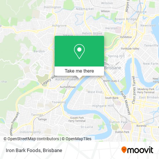 Iron Bark Foods map