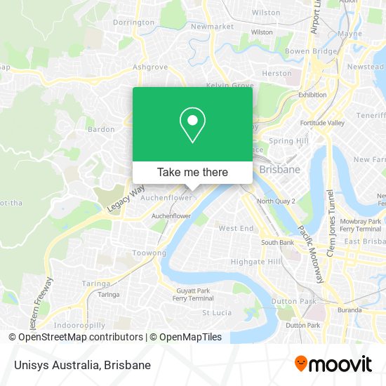 Unisys Australia map
