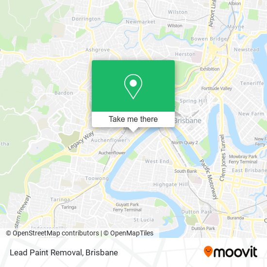 Lead Paint Removal map