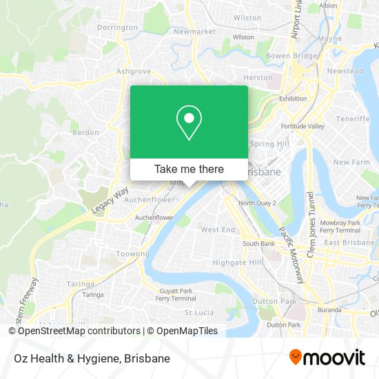 Oz Health & Hygiene map