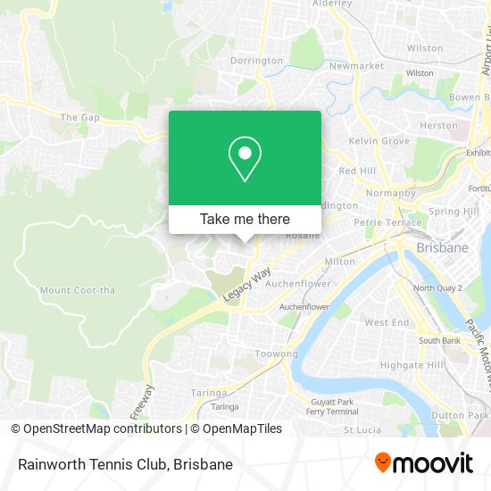 Rainworth Tennis Club map