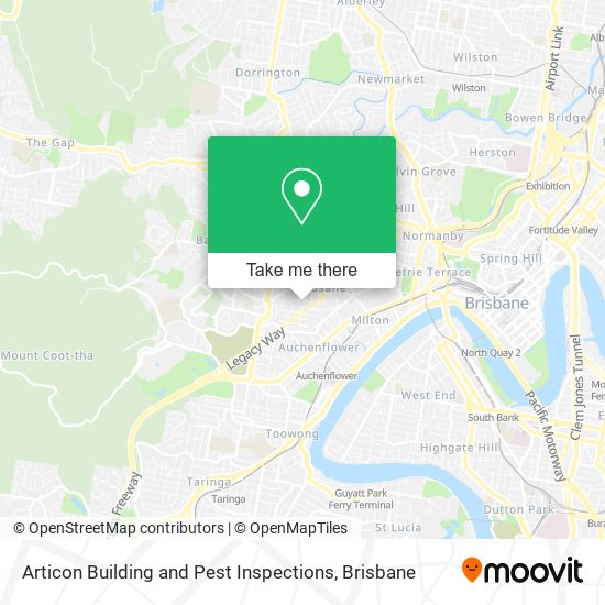 Articon Building and Pest Inspections map
