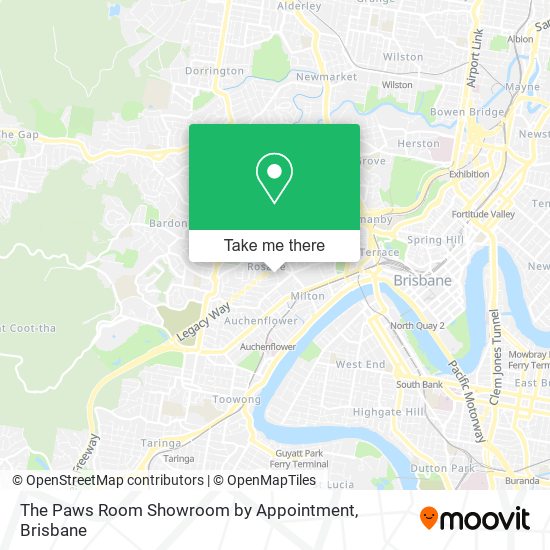 The Paws Room Showroom by Appointment map