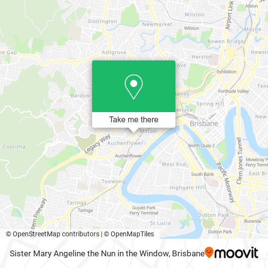 Sister Mary Angeline the Nun in the Window map
