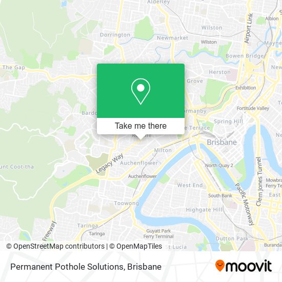 Permanent Pothole Solutions map