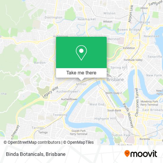Binda Botanicals map
