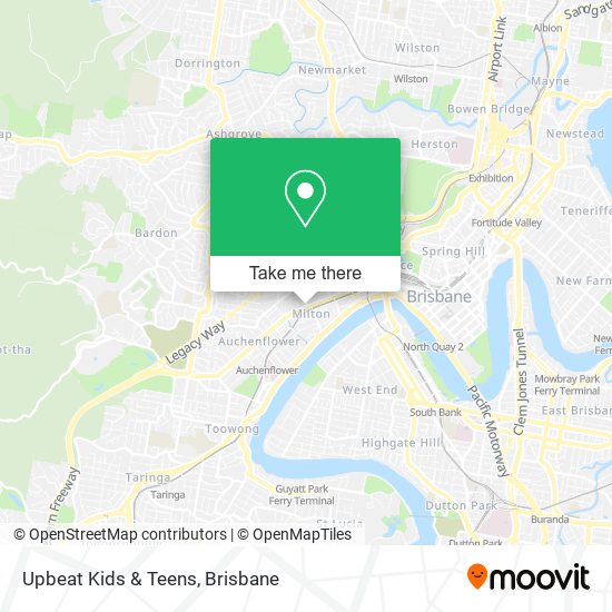 Upbeat Kids & Teens map