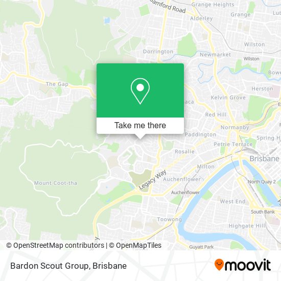 Bardon Scout Group map