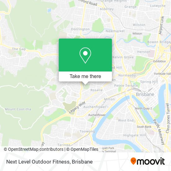 Next Level Outdoor Fitness map