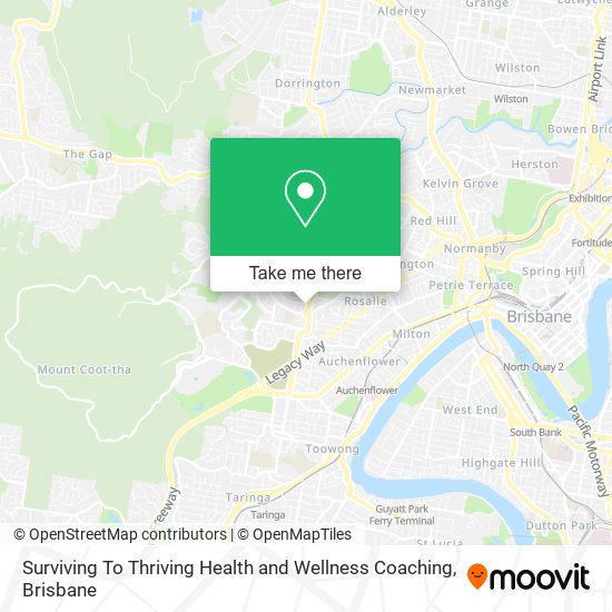 Surviving To Thriving Health and Wellness Coaching map