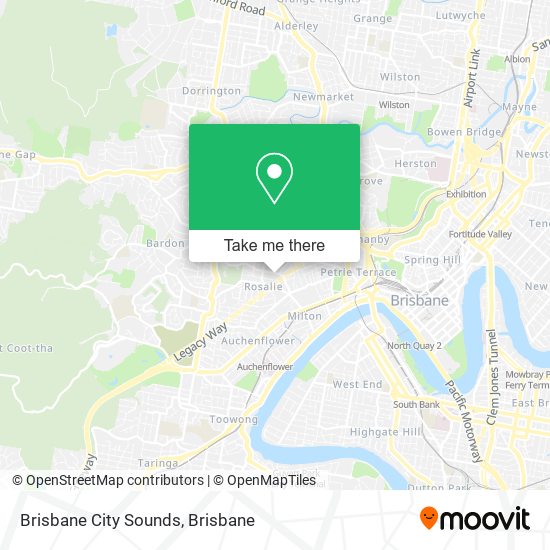 Brisbane City Sounds map