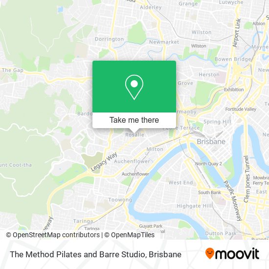 The Method Pilates and Barre Studio map