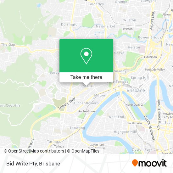 Bid Write Pty map