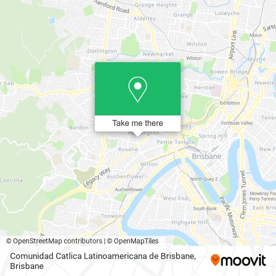 Comunidad Catlica Latinoamericana de Brisbane map
