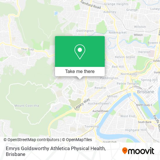 Emrys Goldsworthy Athletica Physical Health map