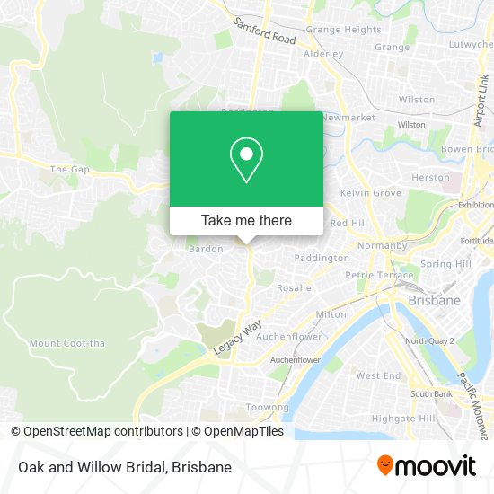 Oak and Willow Bridal map