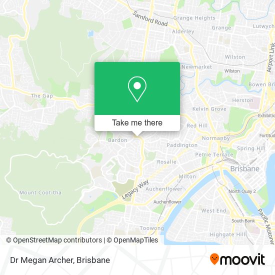 Dr Megan Archer map