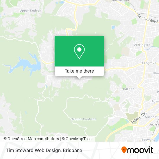 Mapa Tim Steward Web Design