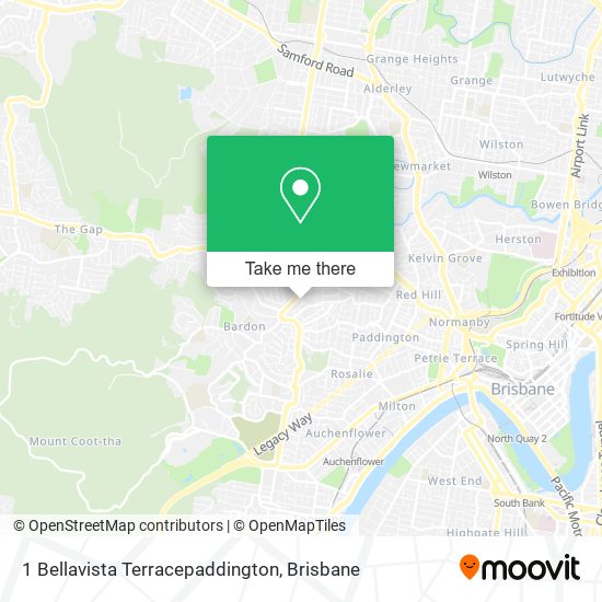 1 Bellavista Terracepaddington map