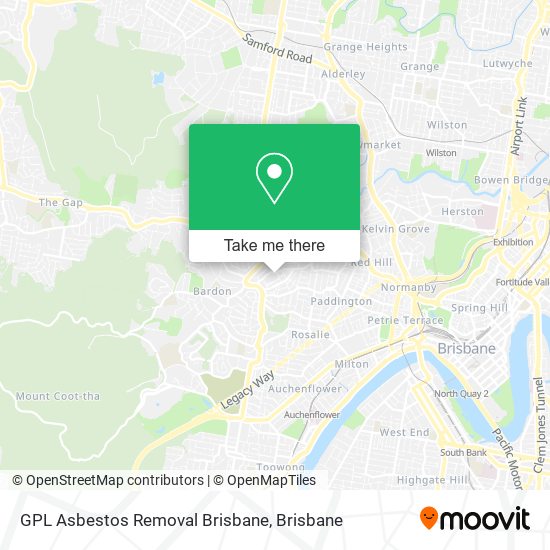 GPL Asbestos Removal Brisbane map
