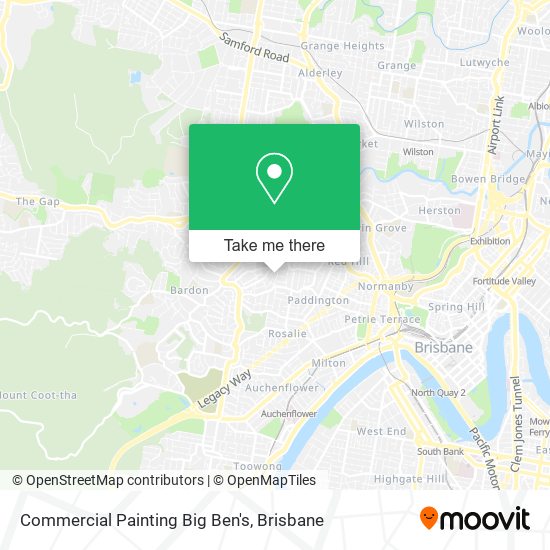 Commercial Painting Big Ben's map