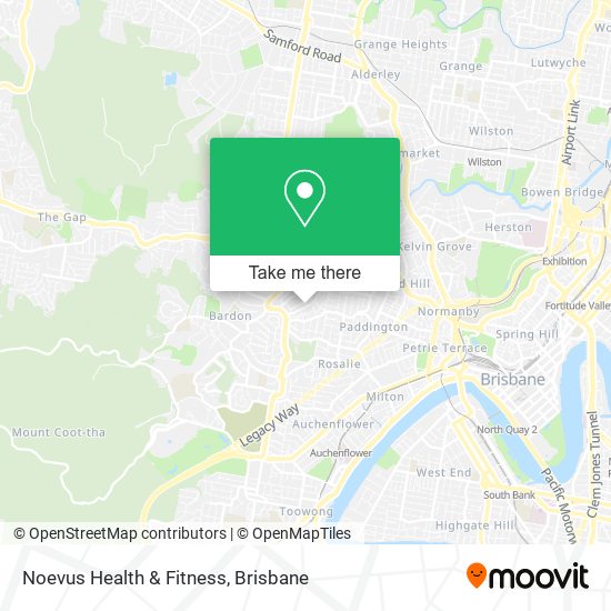 Noevus Health & Fitness map